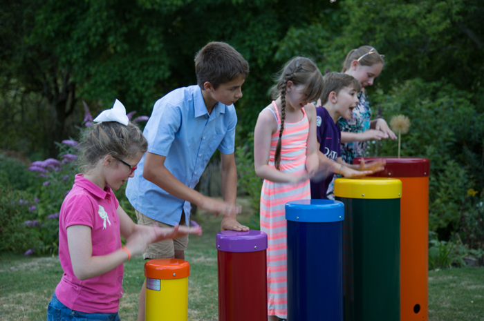 Rainbow Sambas Outdoor Drums